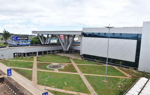 Entebbe International Airport's  improved terminal building