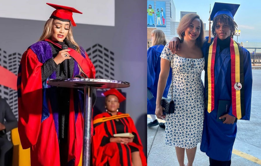 Two sides of a coin: Zari and Abba Mayanja/Instagram