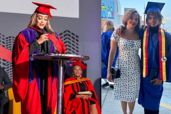 Two sides of a coin: Zari and Abba Mayanja/Instagram