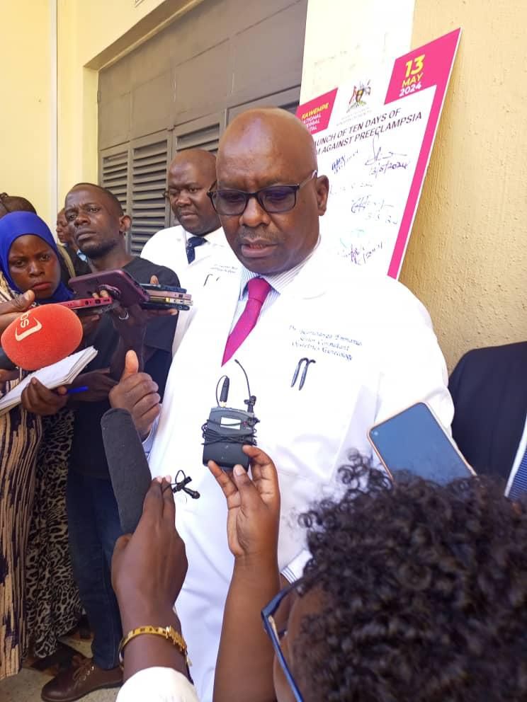 Dr Emmanuel Byaruhanga, the Director of Kawempe National Referral Hospital