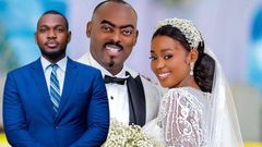 Mukasa Mbidde's wedding day  in captions/Courtesy