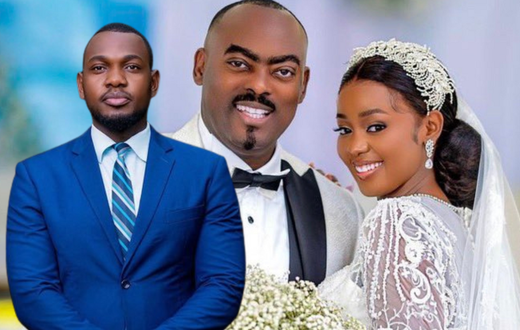 Mukasa Mbidde's wedding day  in captions/Courtesy