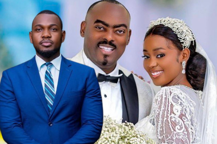 Mukasa Mbidde's wedding day  in captions/Courtesy