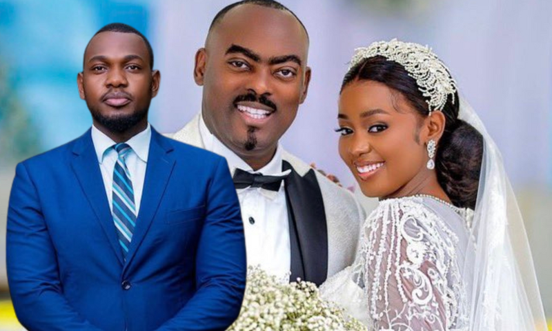 Mukasa Mbidde's wedding day  in captions/Courtesy