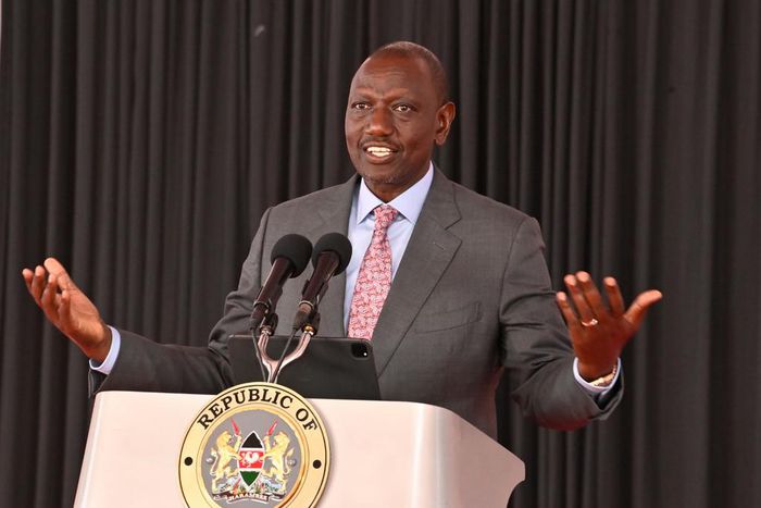 President William Ruto speaking during the National Prayer Breakfast in Nairobi on June 7, 2023