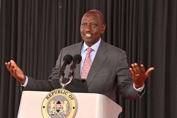 President William Ruto speaking during the National Prayer Breakfast in Nairobi on June 7, 2023