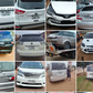 Some of the impounded vehicles