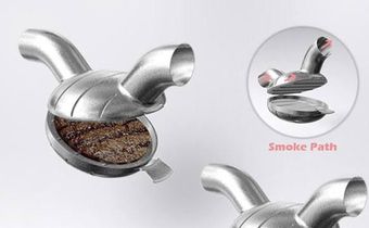 Car exhaust grill [Bon Appetit]
