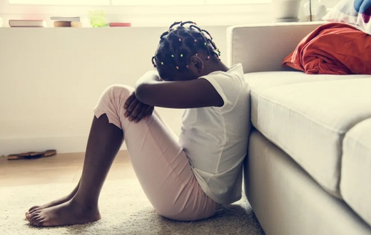 Stock image of a pre-teen girl child