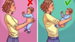 Dangerous ways of holding your baby [BrightSide]