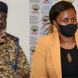 Police Spokesman Fred Enanga and Ambassador Barbara Nekesa Oundo
