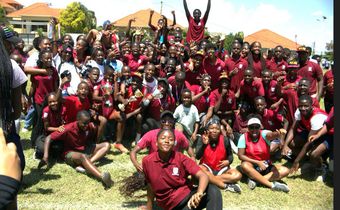Students of Maroon house relish in the day's utmost honors