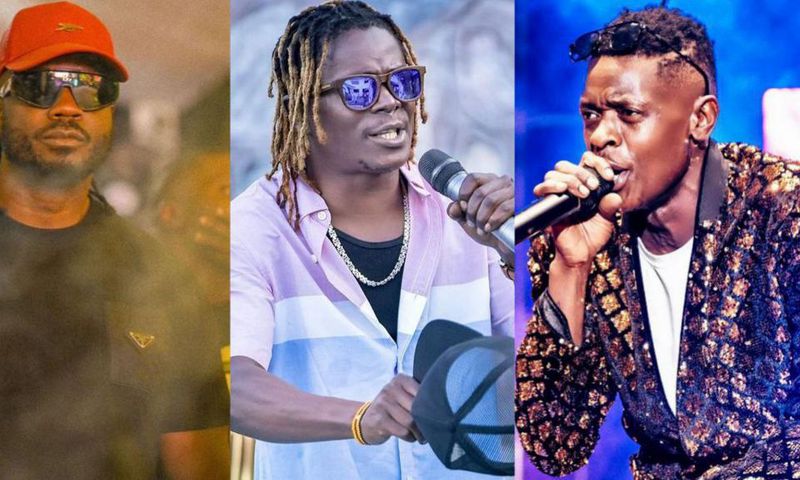 Bebe Cool, King Saha and Jose Chameleone
