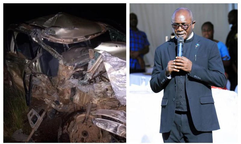 Rev Fr Yawe Mudduse Lawrence was killed in the car crash last night