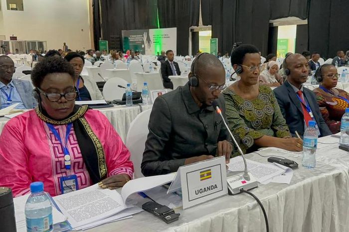 DAG Jackson Kafuuzi making his presentation before the commission