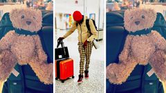 Meet Jose Chameleone's travel companion teddy bear 'Kiweewa', his ideal qualities/Instagram