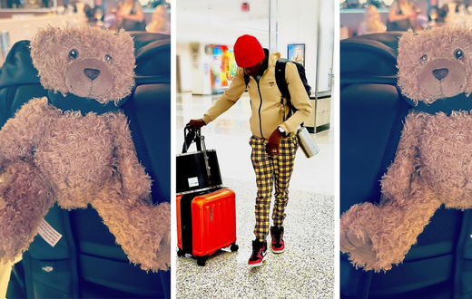 Meet Jose Chameleone's travel companion teddy bear 'Kiweewa', his ideal qualities/Instagram