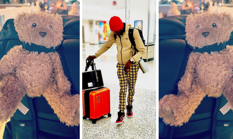 Meet Jose Chameleone's travel companion teddy bear 'Kiweewa', his ideal qualities/Instagram