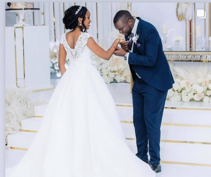 Barry Muloni exchanged marital vows with his lover Tisha Mpereize recently