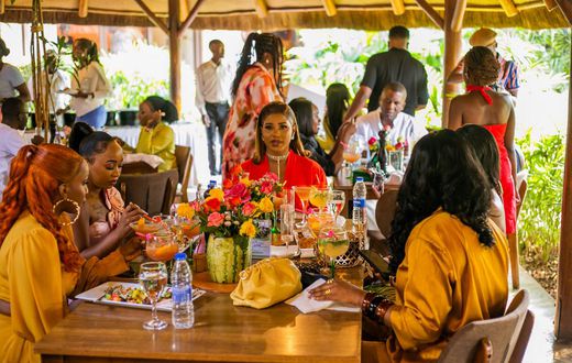 Fashion took centre stage at the Mexican-themed Tanqueray brunch at Le Chateau Bressarie Belge