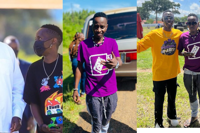 MC Kats leaves fans confused with caption tagging President Museveni and his son Muhoozi/Courtesy