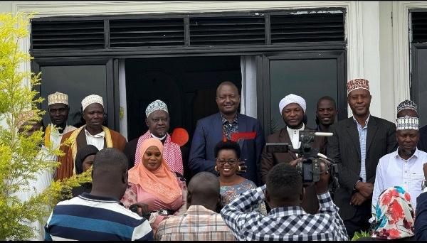 Pastor Bugingo and his wife Susan Makula pose with the visiting clerics