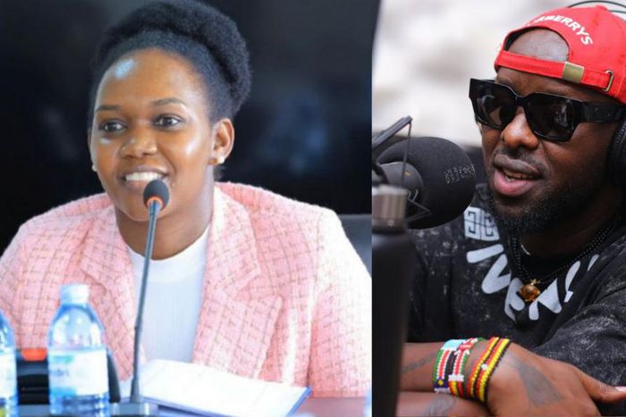 Phiona Nyamutoro and Eddy Kenzo