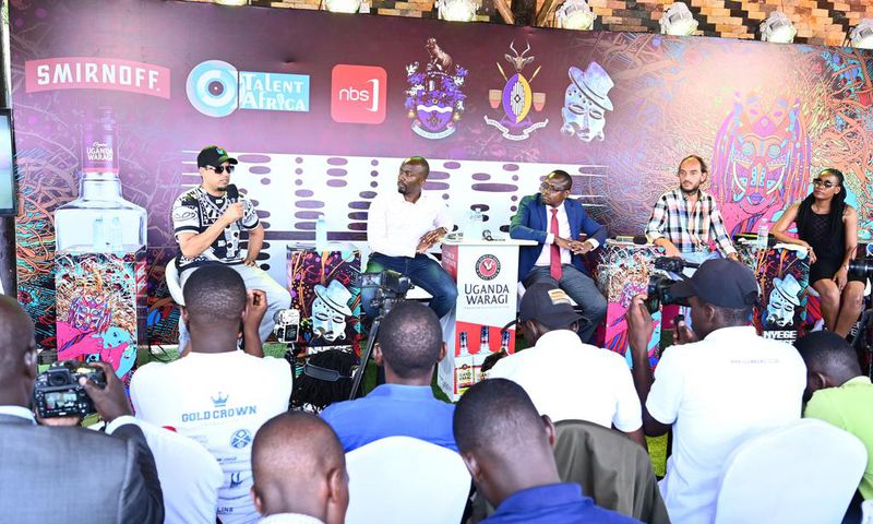 Nyege Nyege 2023 organizers and sponsors addressing press on Tuesday