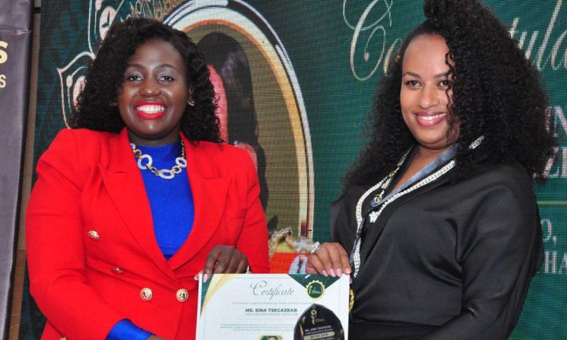 An Eritrean Ugandan entrepreneur, Sina Tsegazeab, who started Natna Hair in 2015, won Most Outstanding Professional in Beauty and Wellness at the AFROPA Awards in Nairobi in 2023
