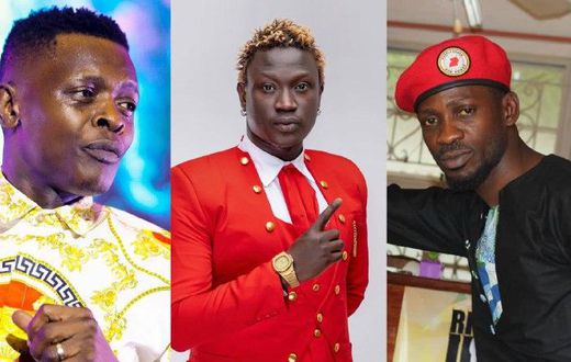 Jose Chameleone, Gravity Omutujju and Bobi Wine