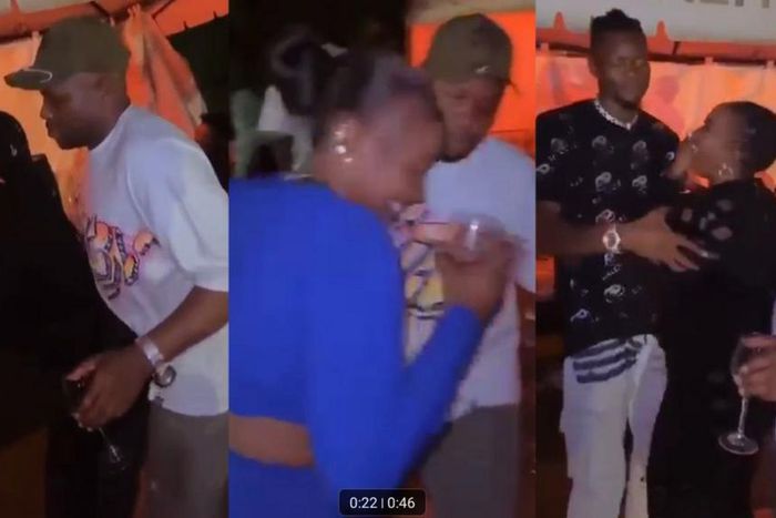 Screengrabs from the video