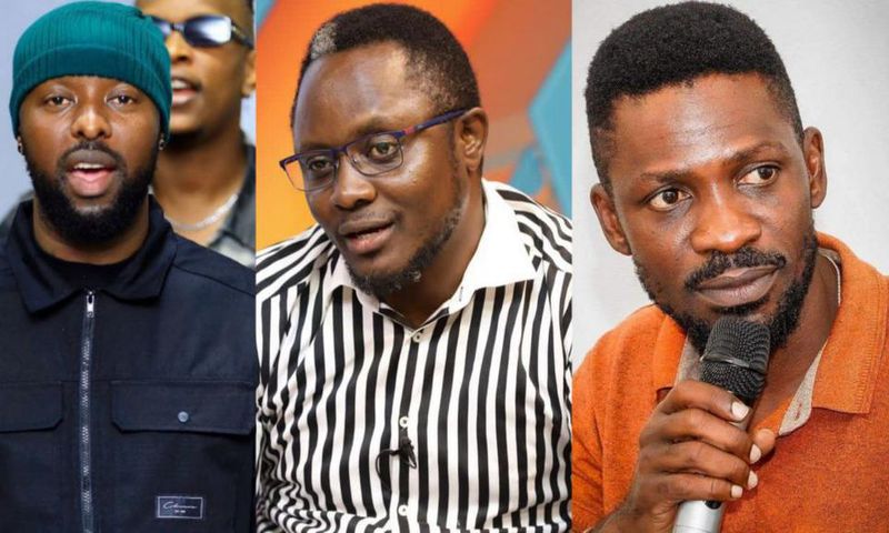 Eddy Kenzo, Dr. Hilderman and Bobi Wine