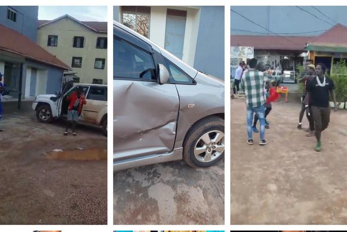 A security guard shot at Alien Skin's car