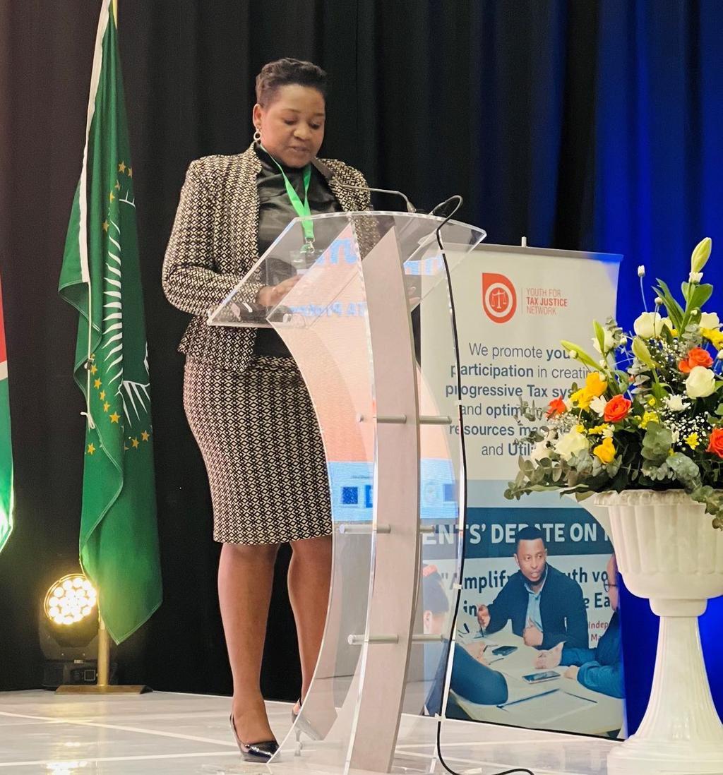 Emma Kantema, the Deputy Minister for sports, youths and national service of Namibia