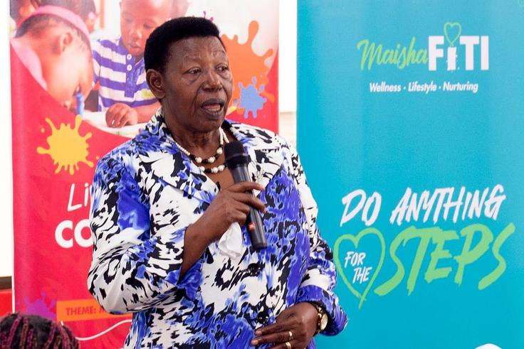 Miria Matembe delivering the lecture on Thursday, March 7