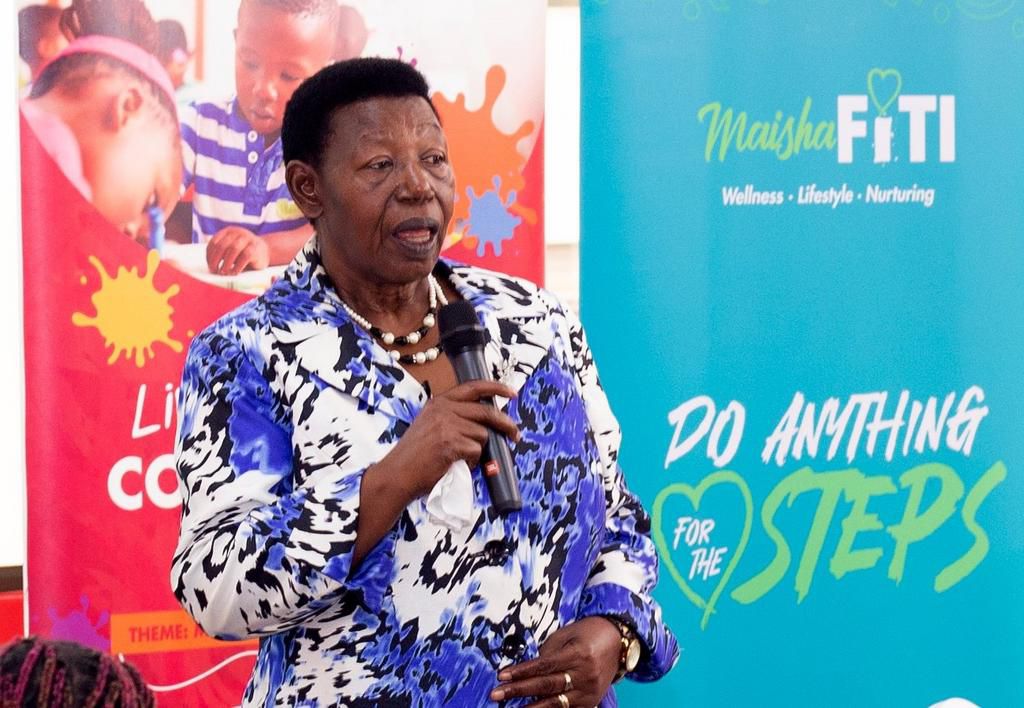 Miria Matembe delivering the lecture on Thursday, March 7