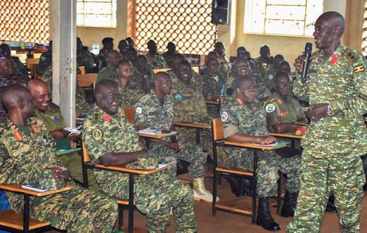 Batch 13 B will see a total of 162 officers retire from the UPDF.