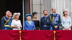 Members of the royal family at Buckingham Palace on July 10, 2018.Anwar Hussein/WireImage