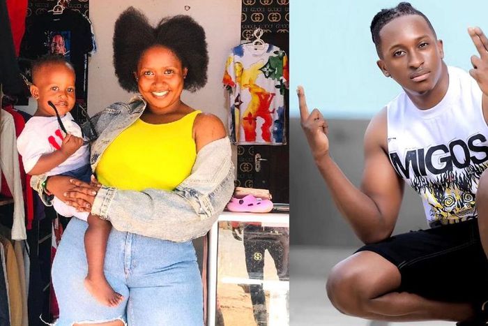 Seth Kiggundu with her mother and Bruno K