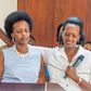 Patience Museveni Rwabwogo with her sister Natasha Museveni Karugire (L)