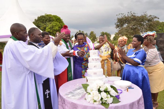 Minister Alice joined Christians to commemorate 50 years of All Saints Church Kalasa in Luwero