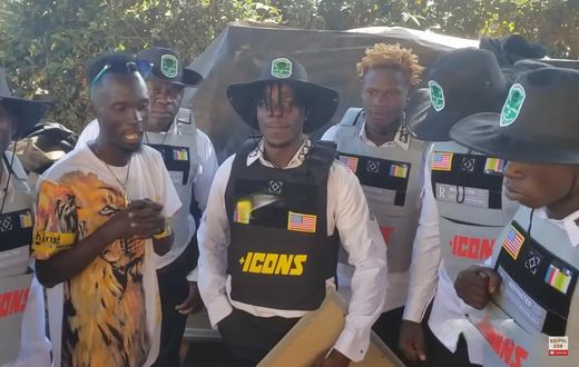 The 'Fangone Disciples' say they have formed themselves into the military wing of Alien Skin's political party