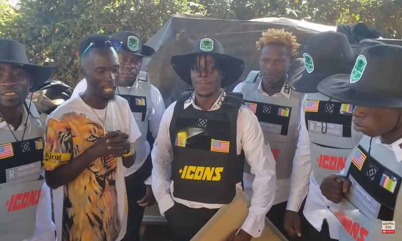 The 'Fangone Disciples' say they have formed themselves into the military wing of Alien Skin's political party