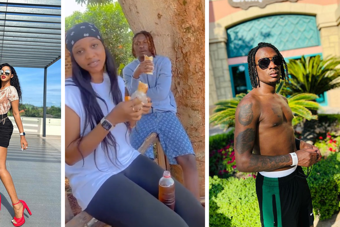 Fik Fameica takes Spice Diana on a rolex and oner juice date/Instagram