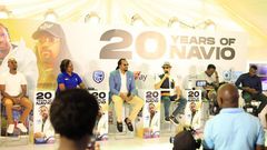 At the press conference