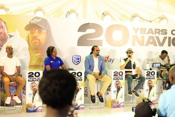 At the press conference