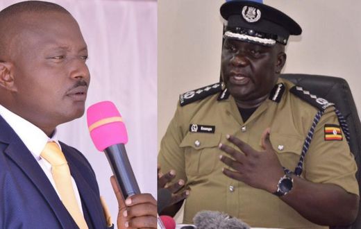 Pastor Aloysius Bujingo and Police Spokesperson SCP Fred Enanga