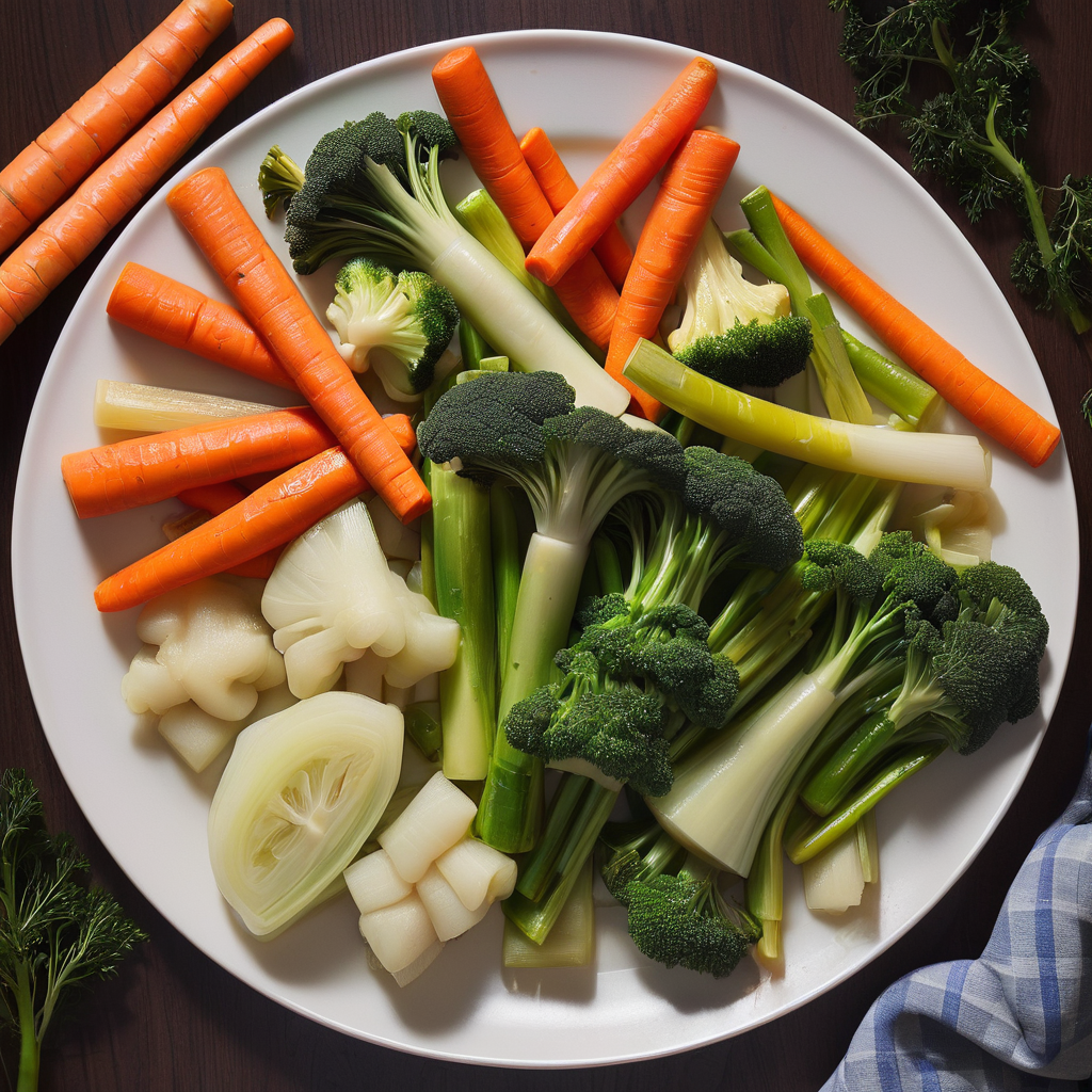 Steamed vegetables  (AI generated)