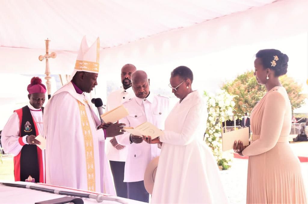 Mr and Mrs Museveni renewed their vows in Ntungamo district