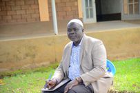 Hamid Amin,  the Head Teacher at Barakala Seed Secondary School in Bidibidi Refugee Settlement